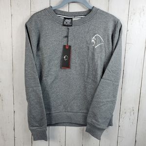 Men's Ape Athletics Grey Pullover Sweater NEW Size XS